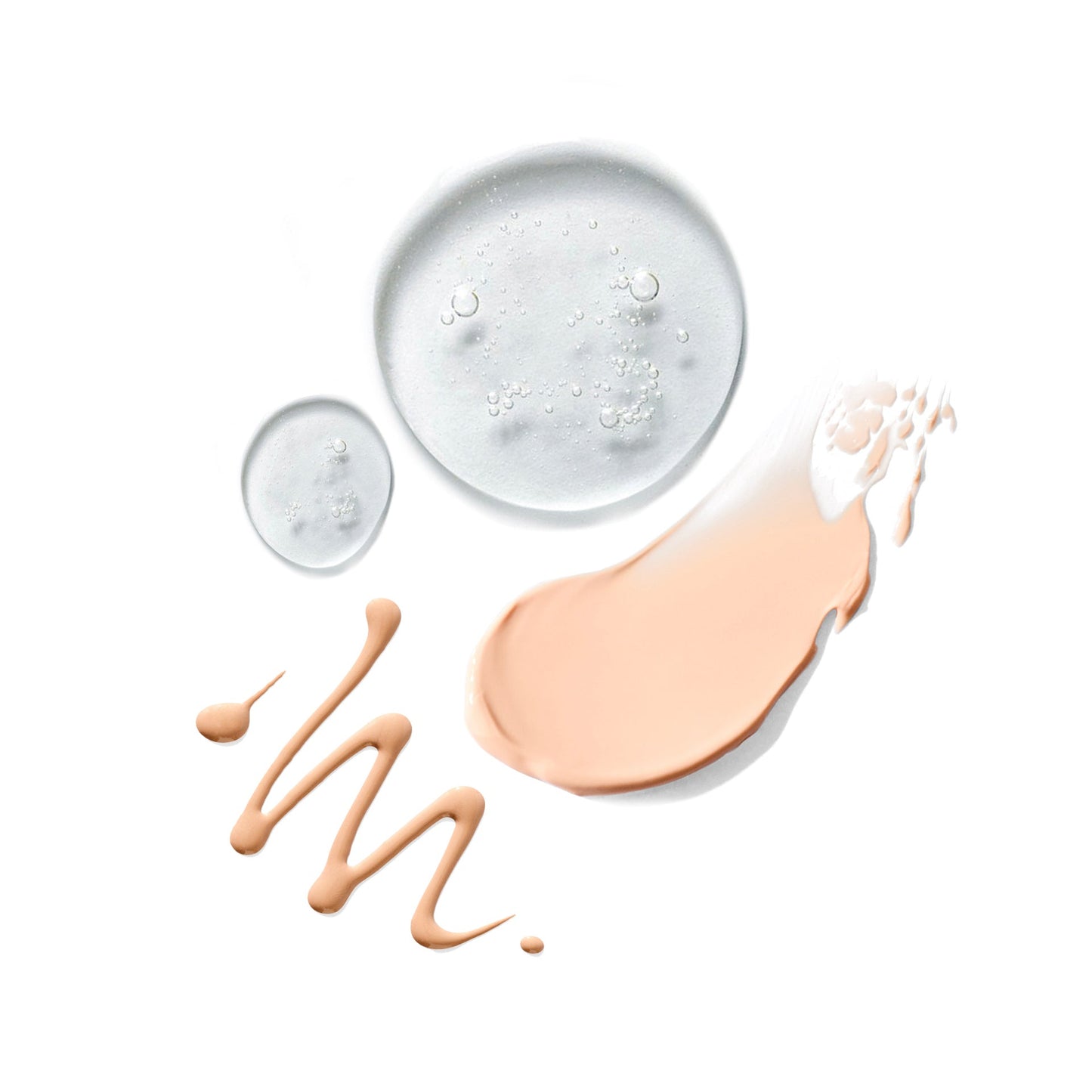 The Healthy Skin Trio set swatches